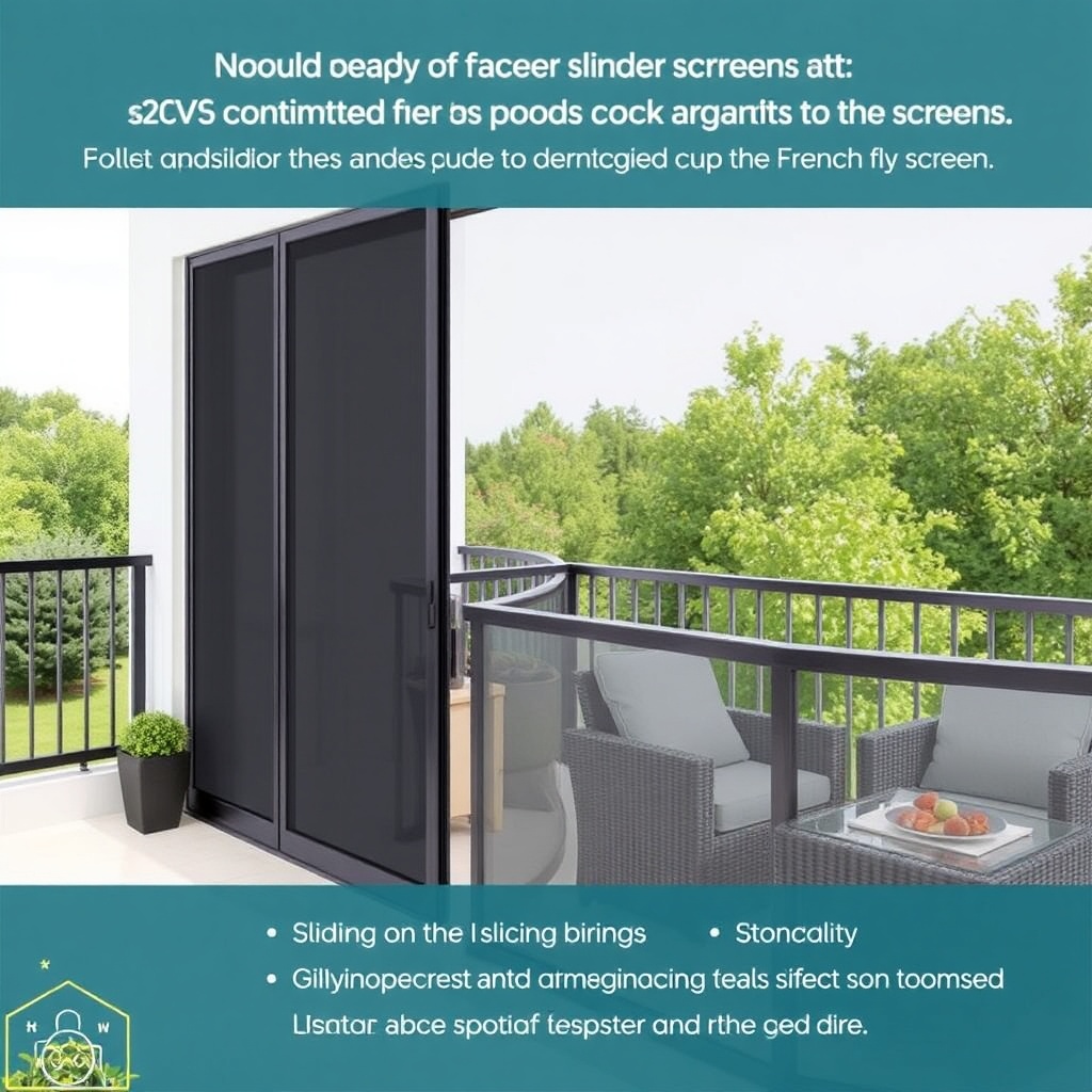 Sürme (Sürgülü) Sinekliklerin Fransız Balkonlardaki Konforu