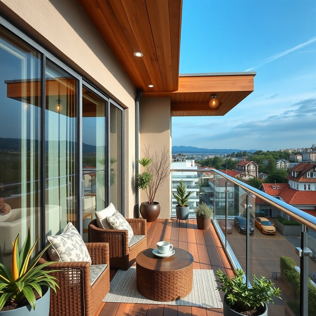 Cam Balkon Rayına Uyumlu Sürme Sineklik Tasarımları